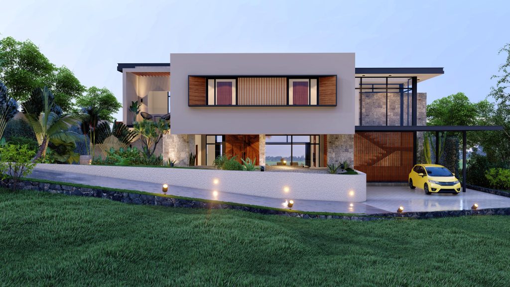 Maison K residence front view
