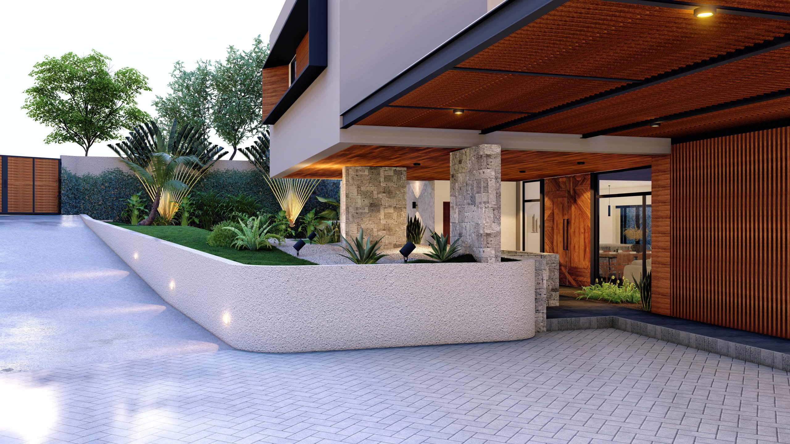 Maison K lobby view