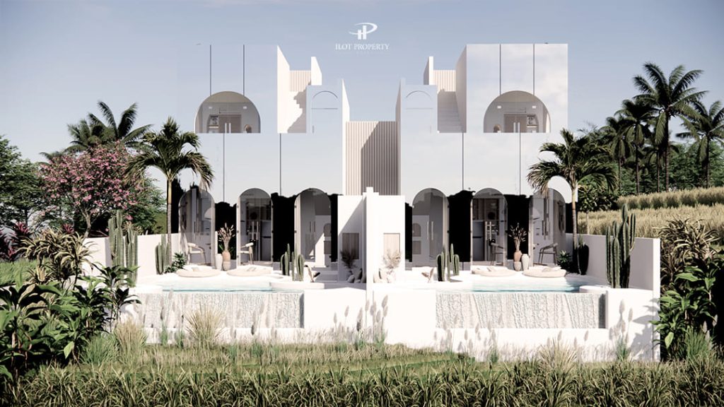MIRROR villa front view