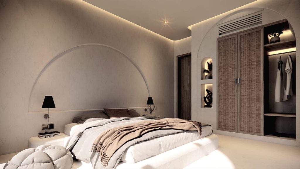 MIRROR Villa living bedroom